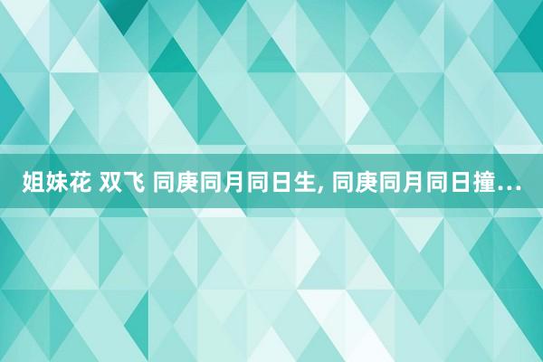 姐妹花 双飞 同庚同月同日生, 同庚同月同日撞…